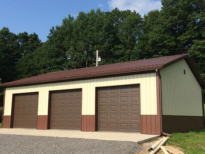 Garage in Mercer PA, 30 ft x 40 ft x 10 ft Hostetler Construction